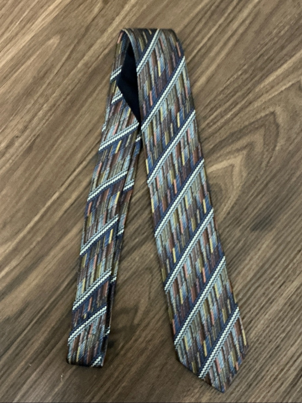 Missoni Men's Multi-Tone Diagonal Stripe Silk Tie